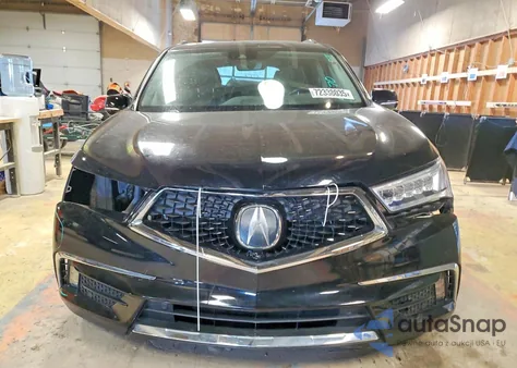 2017 Acura Mdx Advance z USA, uszkodzony, nr VIN 5FRYD3H8XHB001266